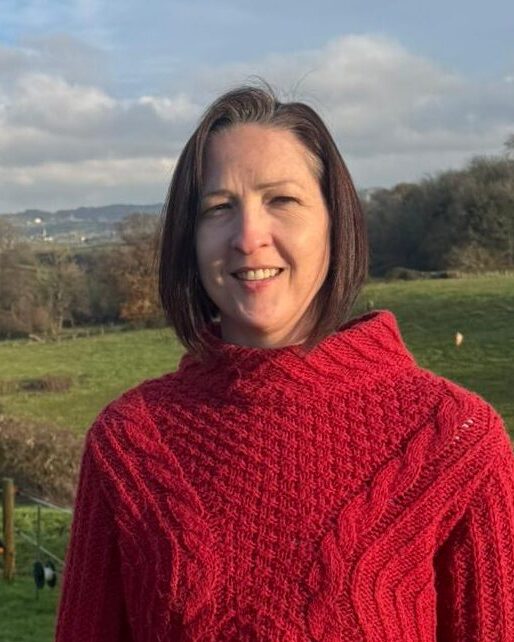Chloe Burke photographed in countryside
