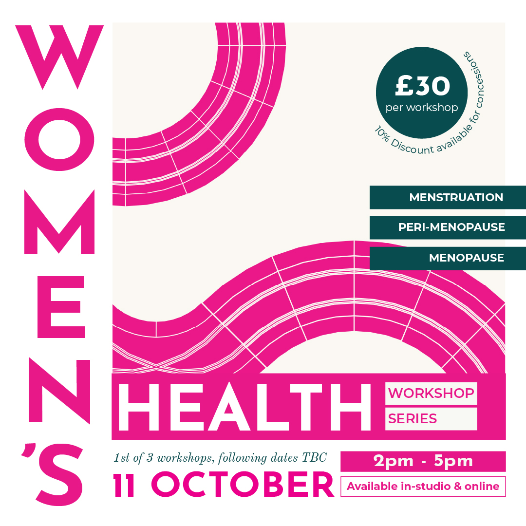 Women's Health workshop promo graphic