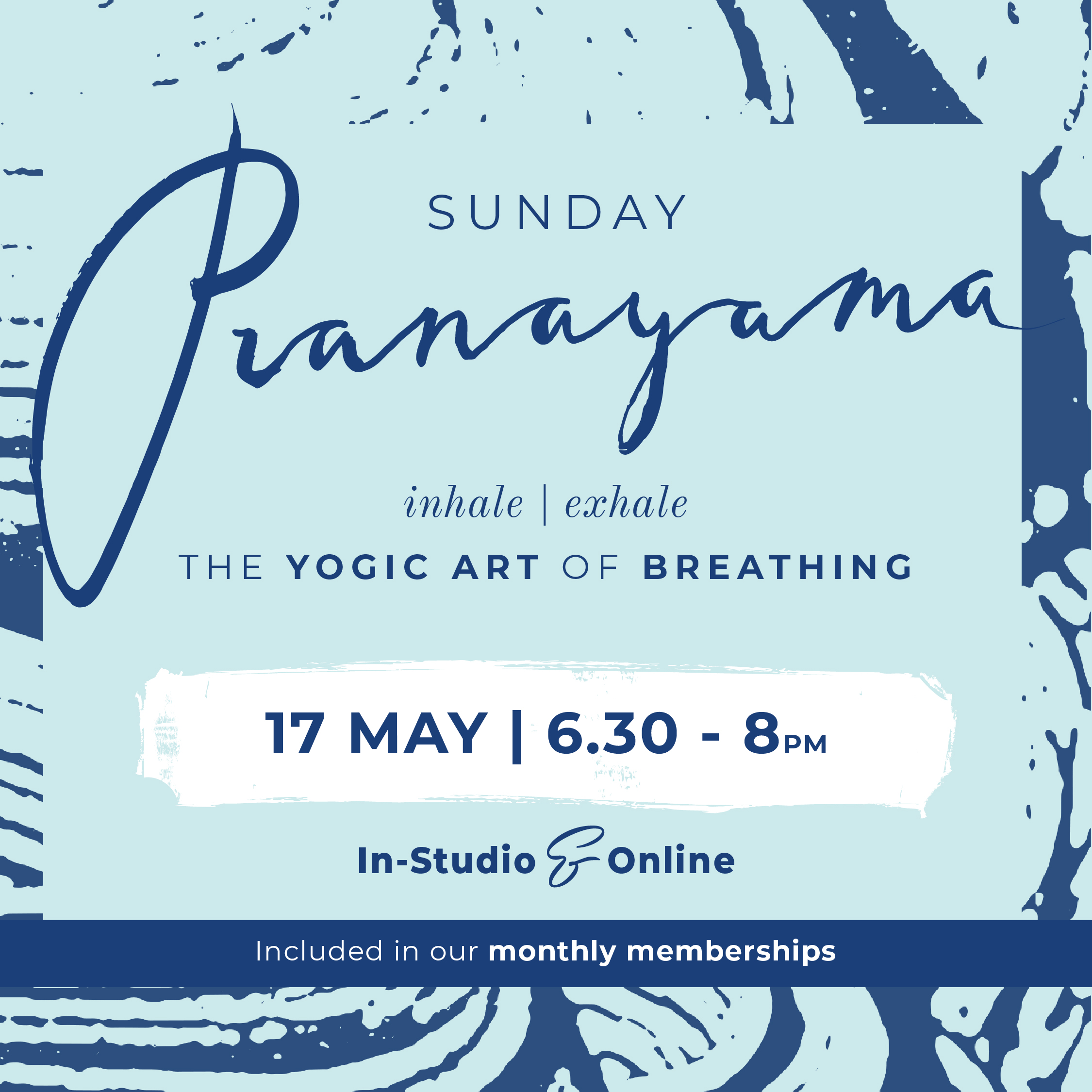pranayama promo graphic