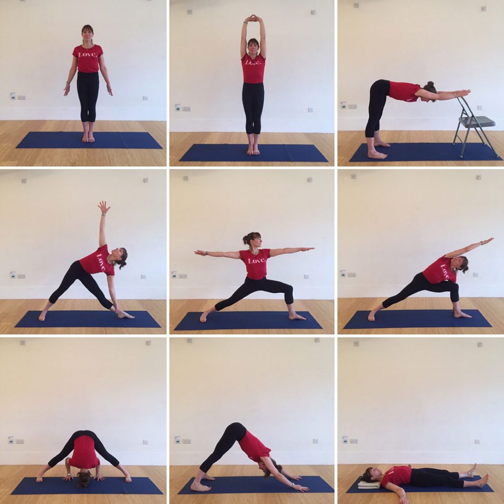 Yoga home practice - Standings, Beginners General Level